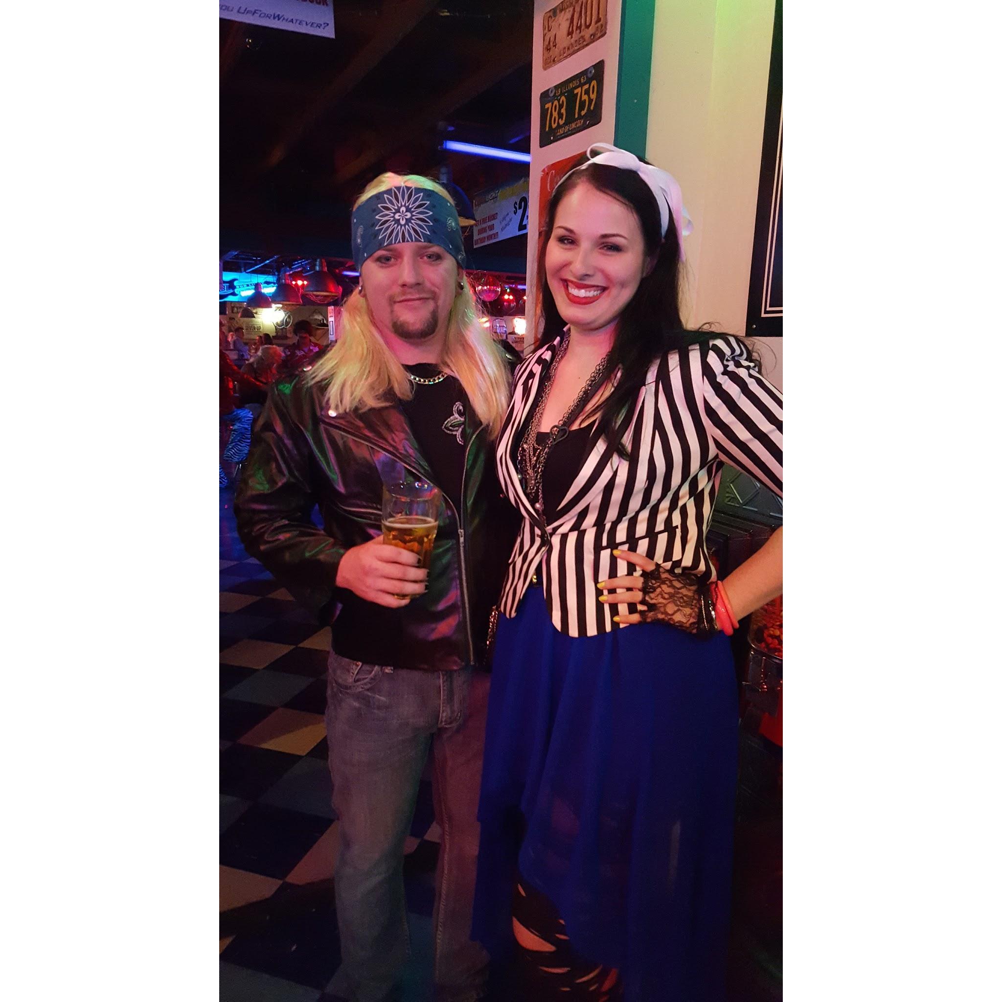 Brett Michaels at Christina's 21st birthday party, haha