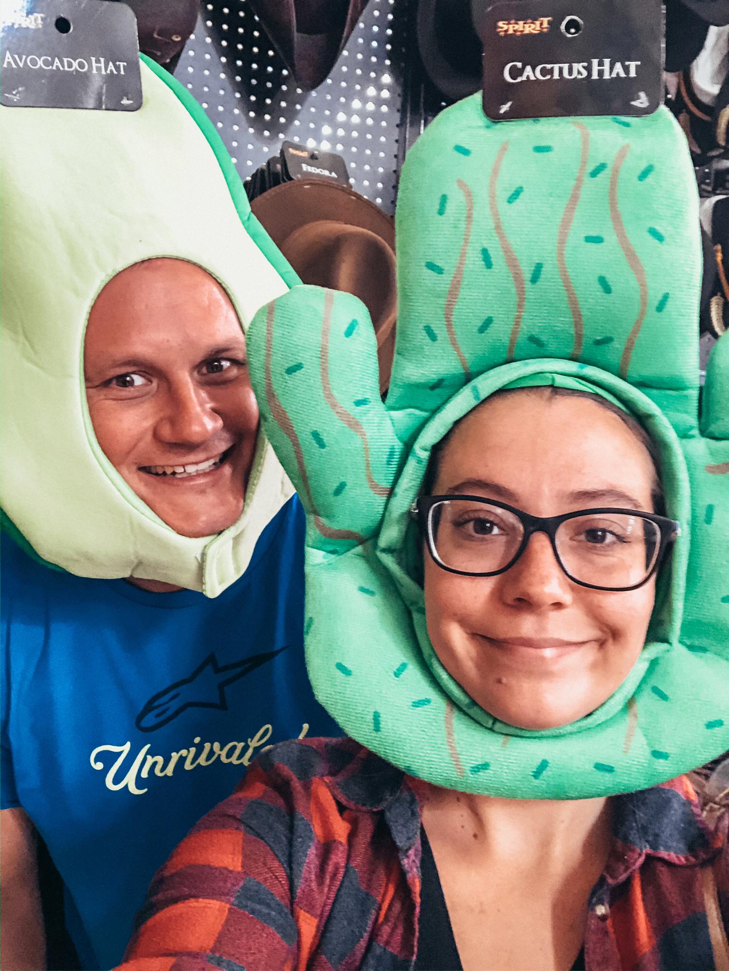 Oct 2019 - 2 days after proposing, we had fun at Spirit Halloween