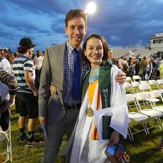 Rebecca's high school graduation, 2016