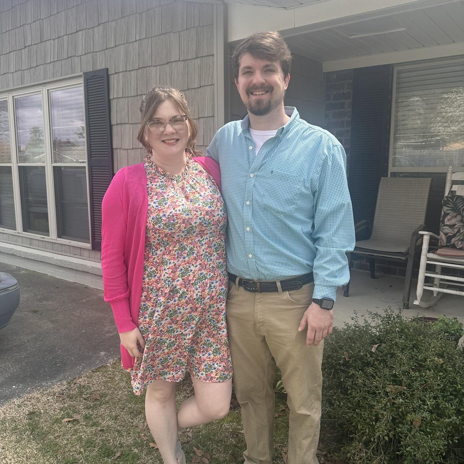 Easter best at the grandparents' house.