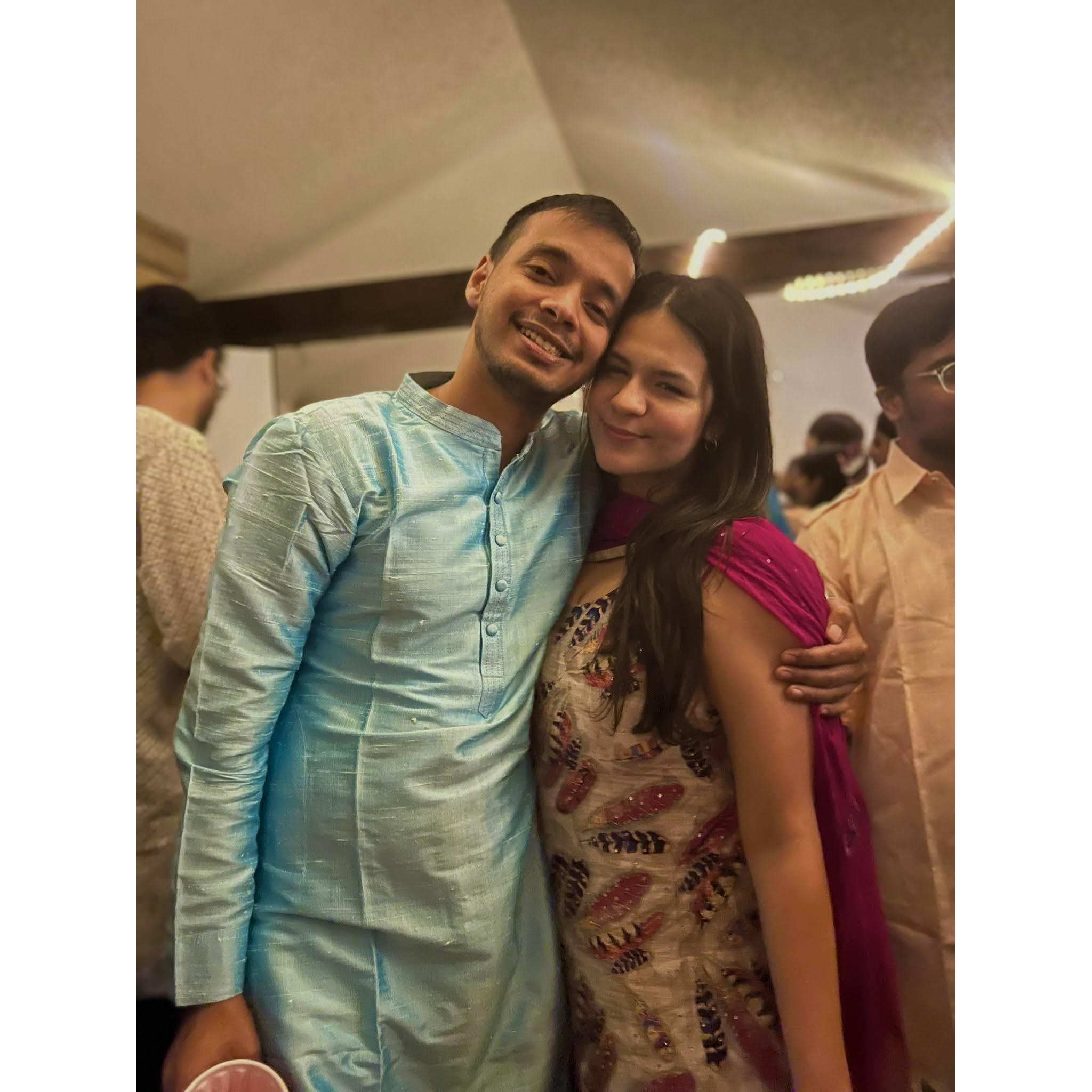 Kayla's first Diwali