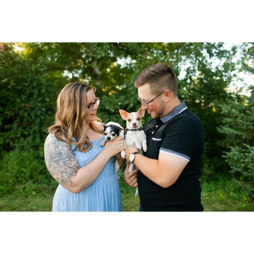 Now this little family is ready to say "I do!", as if it hasn't taken long enough!