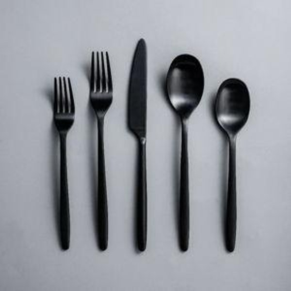 Ava Flatware Matte Black
