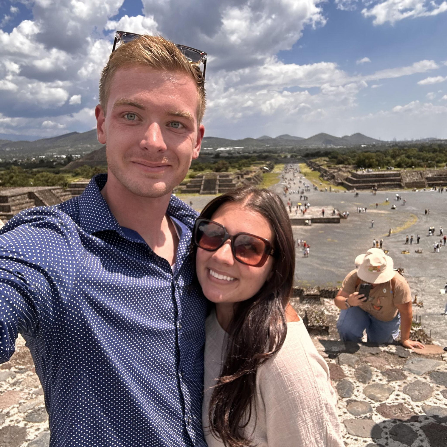 Blayne's first visit to Mexico, exploring Teotihuacan.