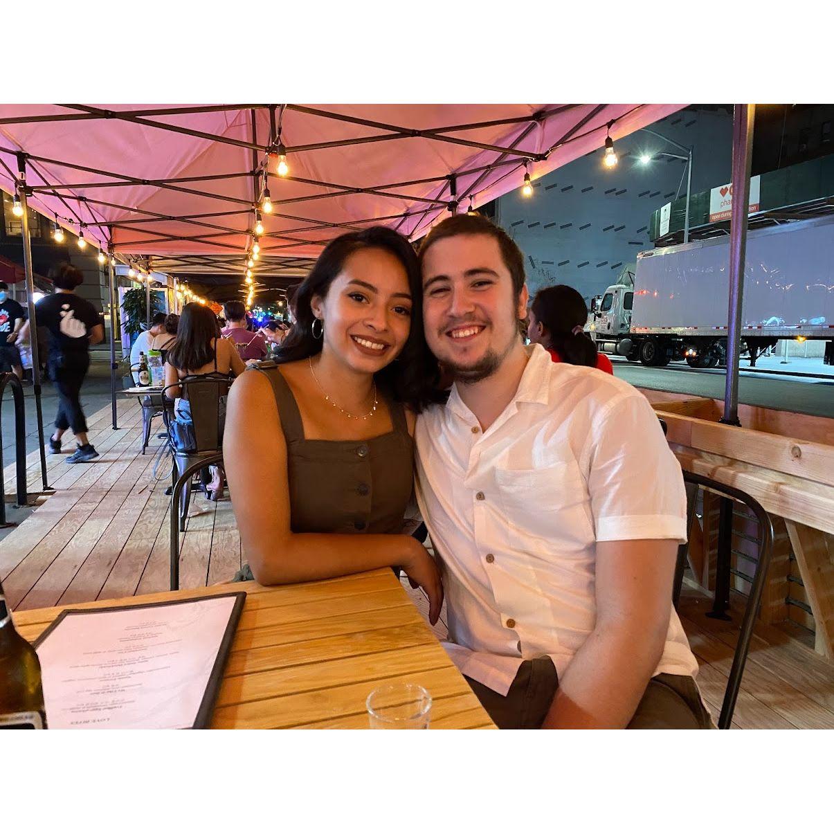 Our first date in NYC