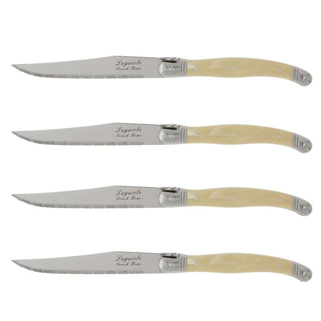 Laguiole Steak Knives in Ivory (Set of 4)