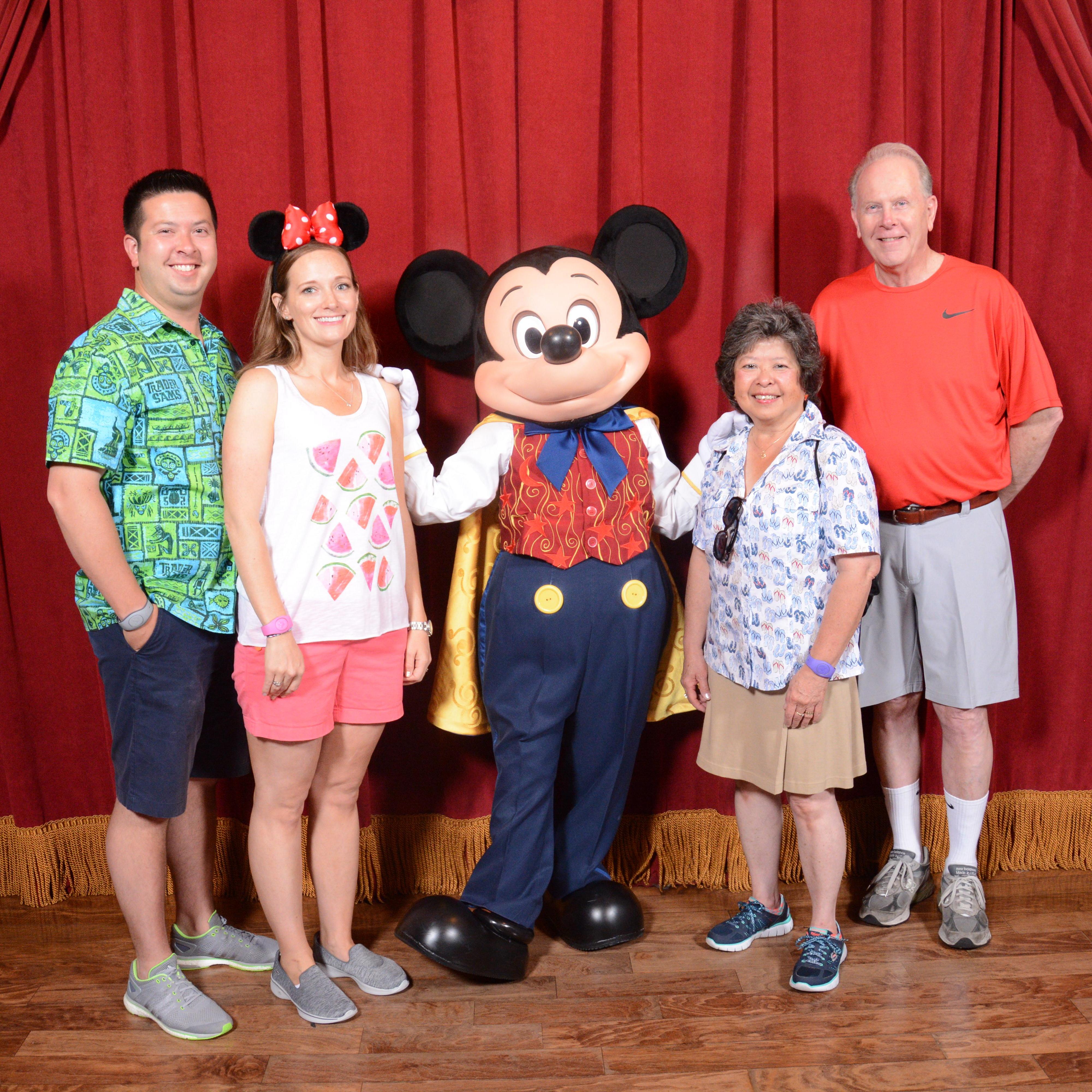 Walt Disney World with Brandon's parents, June 2017.