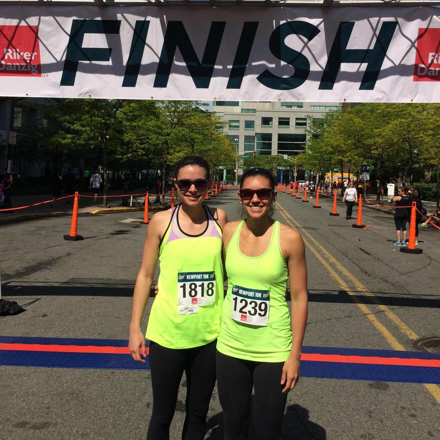 We each ran our first race together in May 2016.