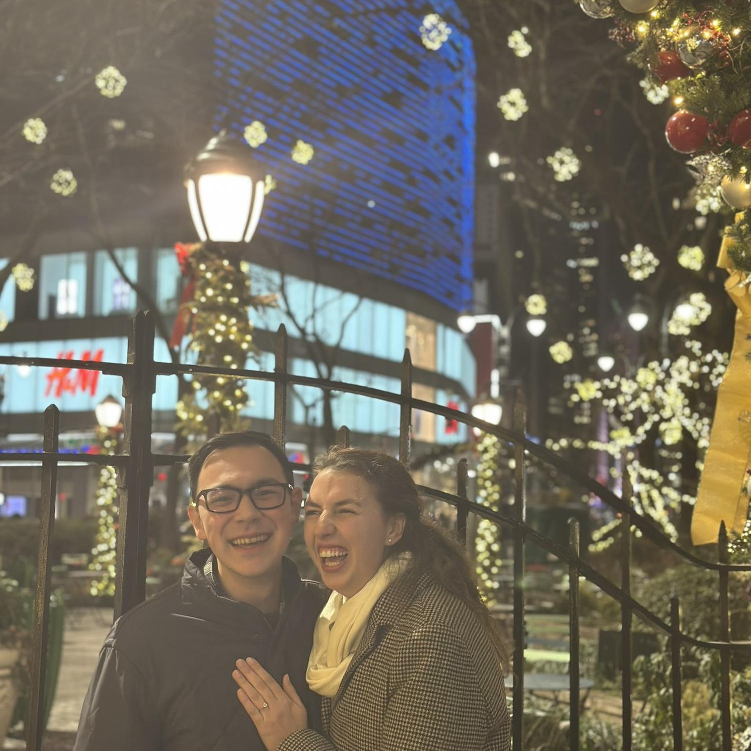 She said yes!