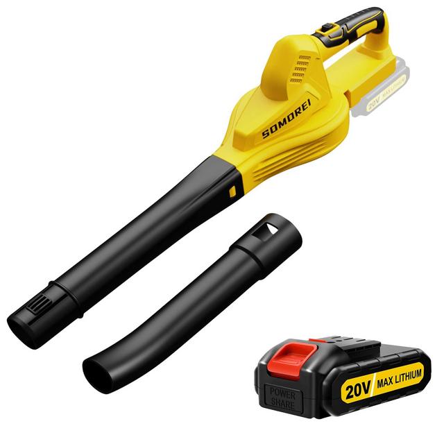 Cordless Leaf Blower Battery Operated: 20V Electric Mini Handheld Leaf Blower - Lightweight Small Powerful Blower Battery Powered for Lawn Care | Patio | Jobsite