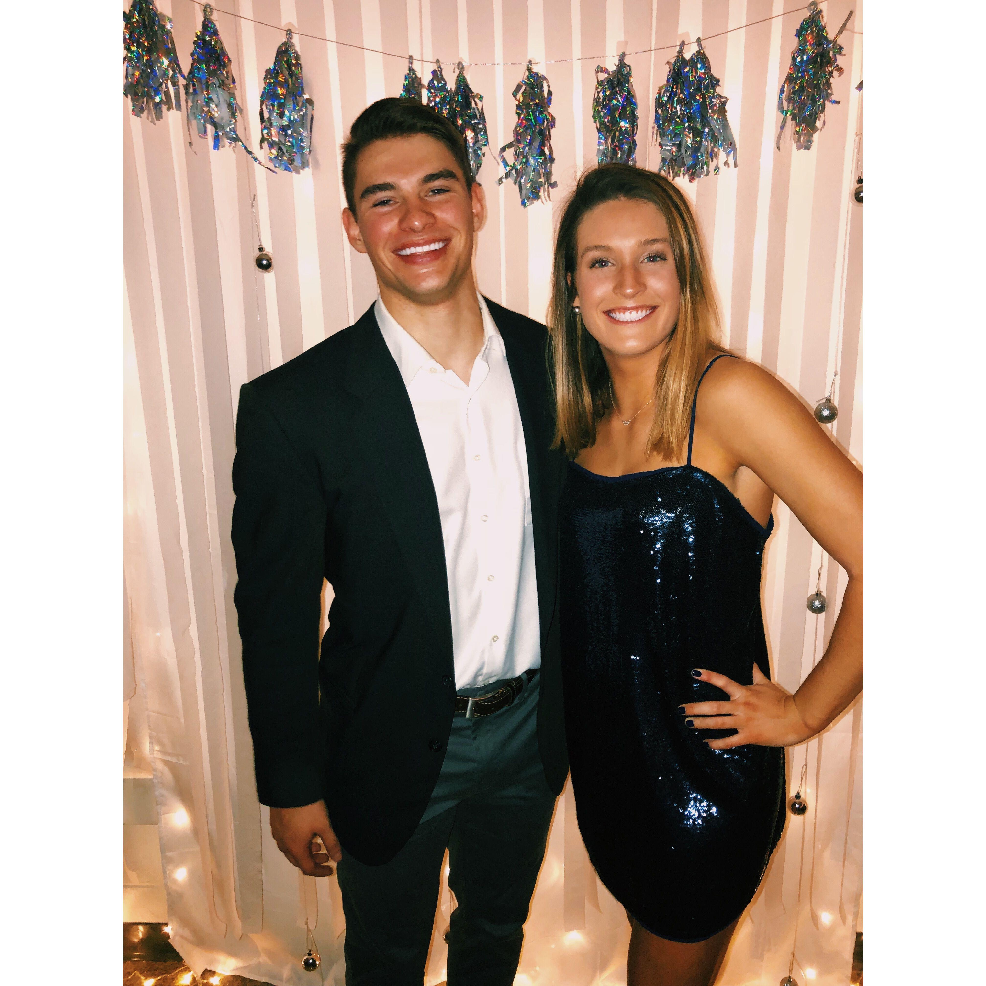 Our first formal dance together at Lafayette!