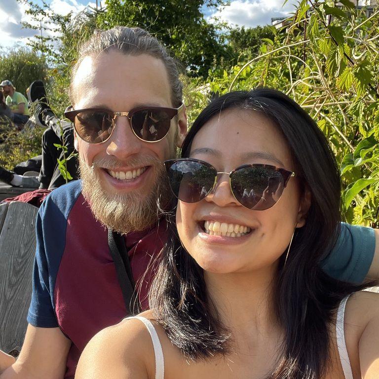Our first photo together!