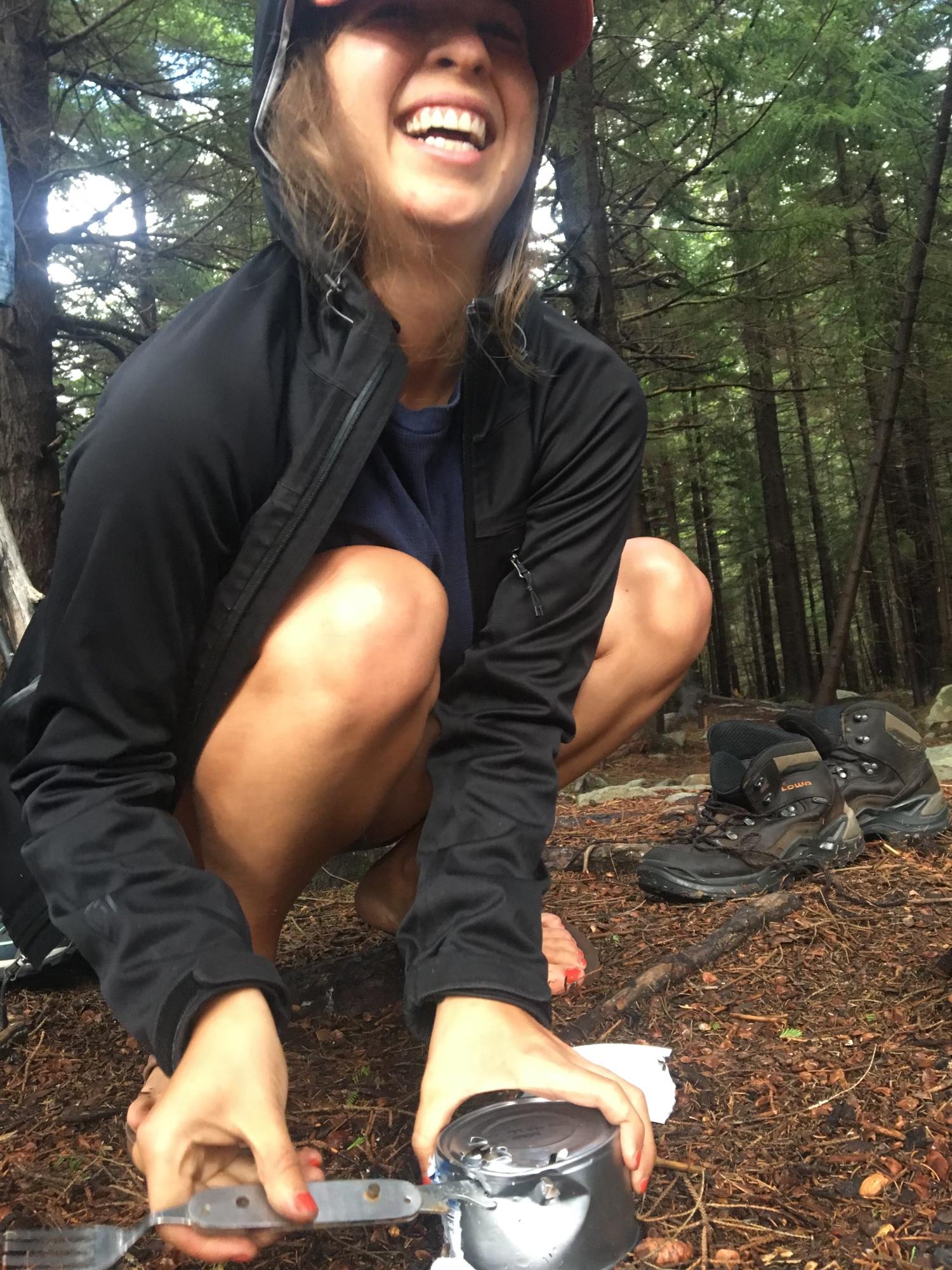 Five months later we did our first back packing trip in Dolly Sods, WV… we couldn’t figure out how to use the can opener