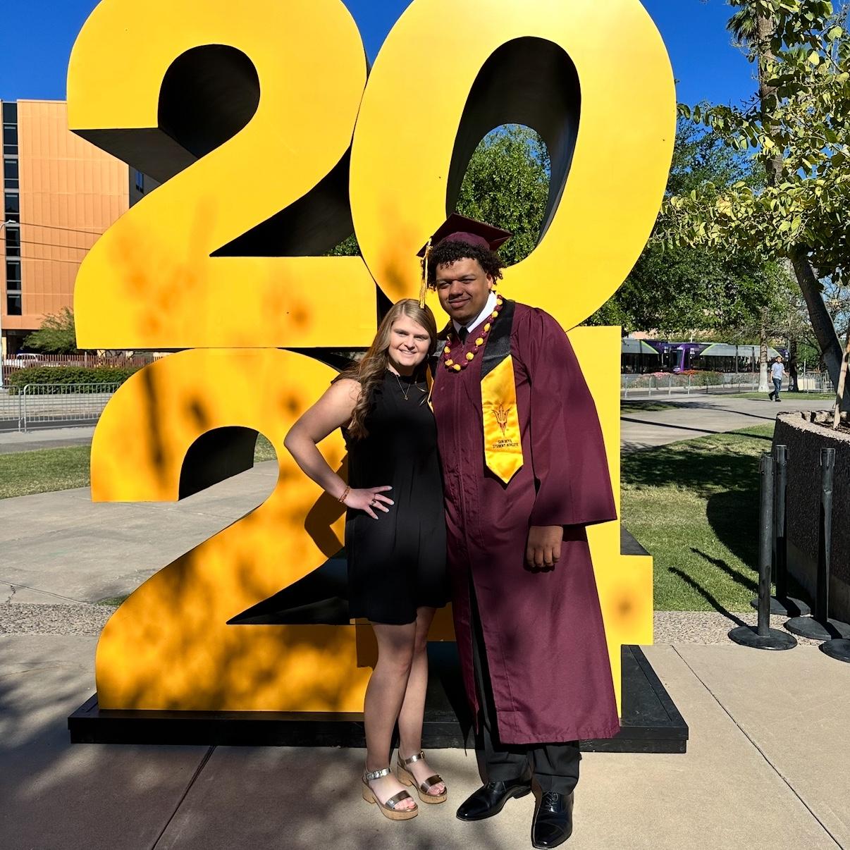 May 9th, 2024 • Triston graduated from Arizona State University!