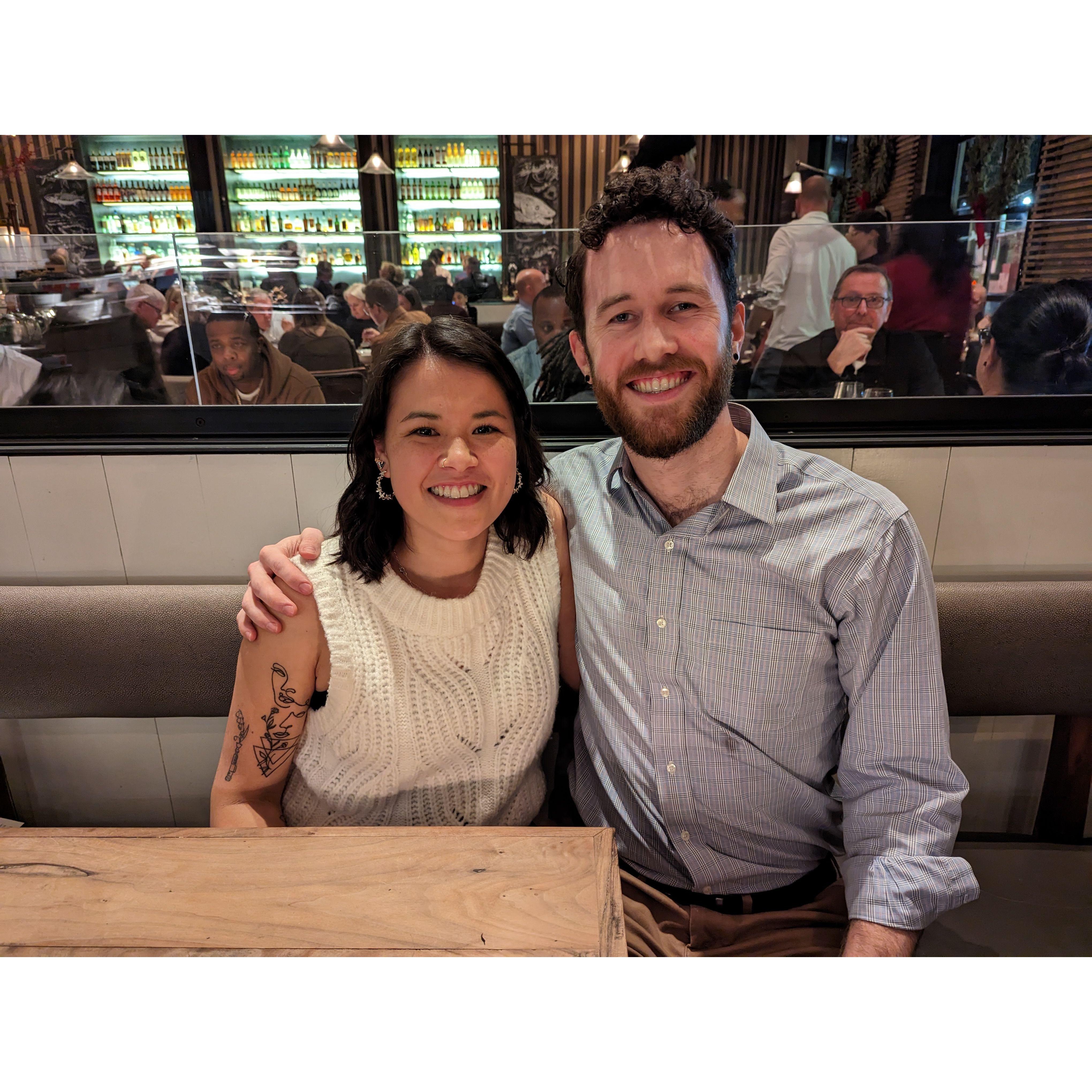 Fancy lobster date night