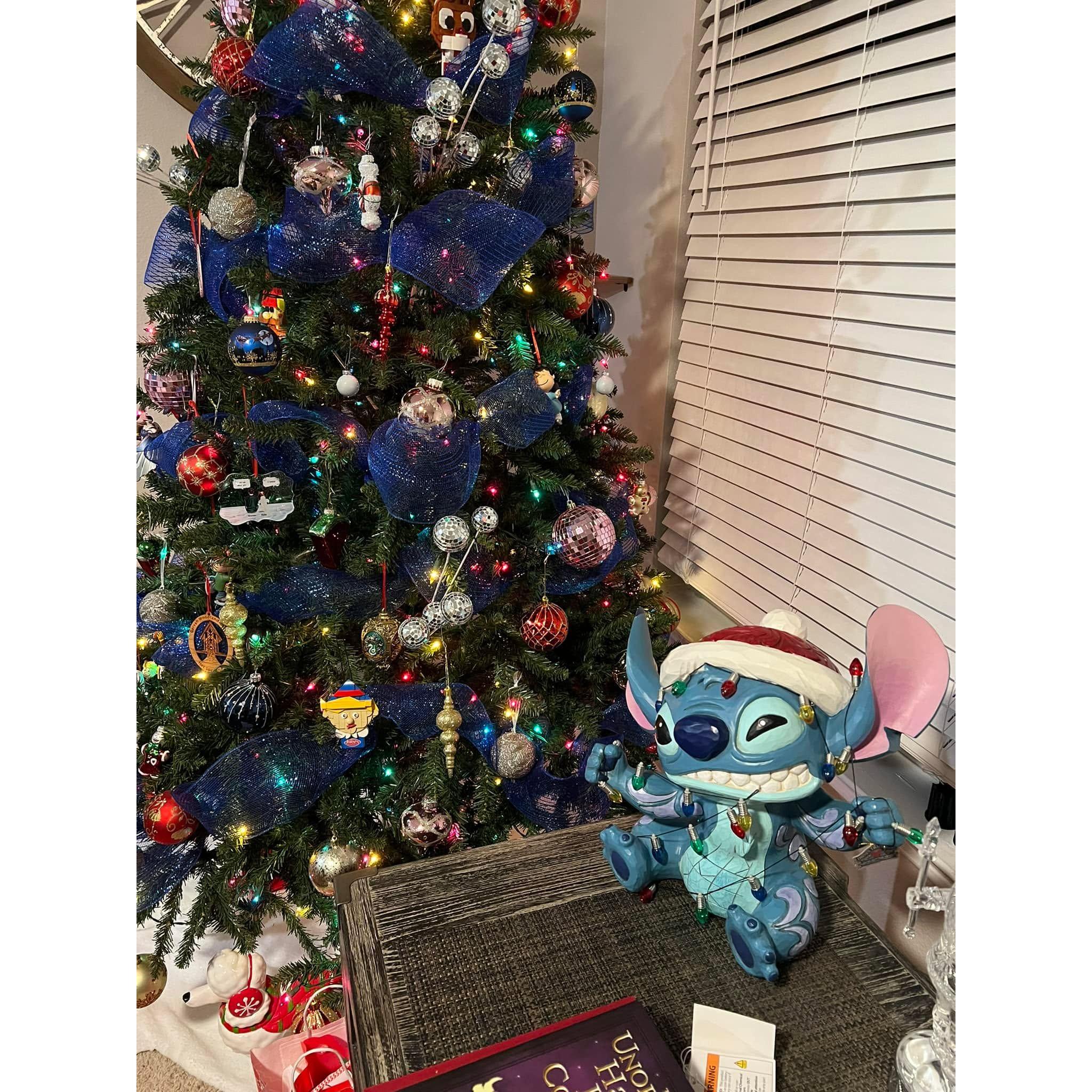 Our Christmas tree and decor.