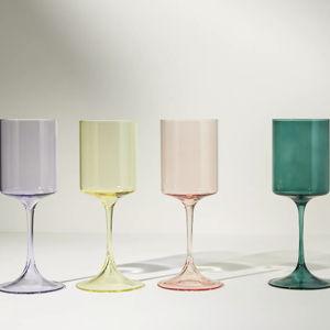 Morgan Wine Glasses, Set of 4 (Color: Quartz Tones)
