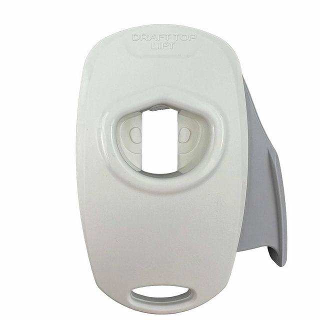 Draft Top Lift Universal Topless Can Opener - Smooth Edge Aluminum Can Lid Remover For Beer, Cocktails, & Soda - Ideal For Tailgating & Garnishes, As Seen On Shark Tank, Made In The USA, Ghost White