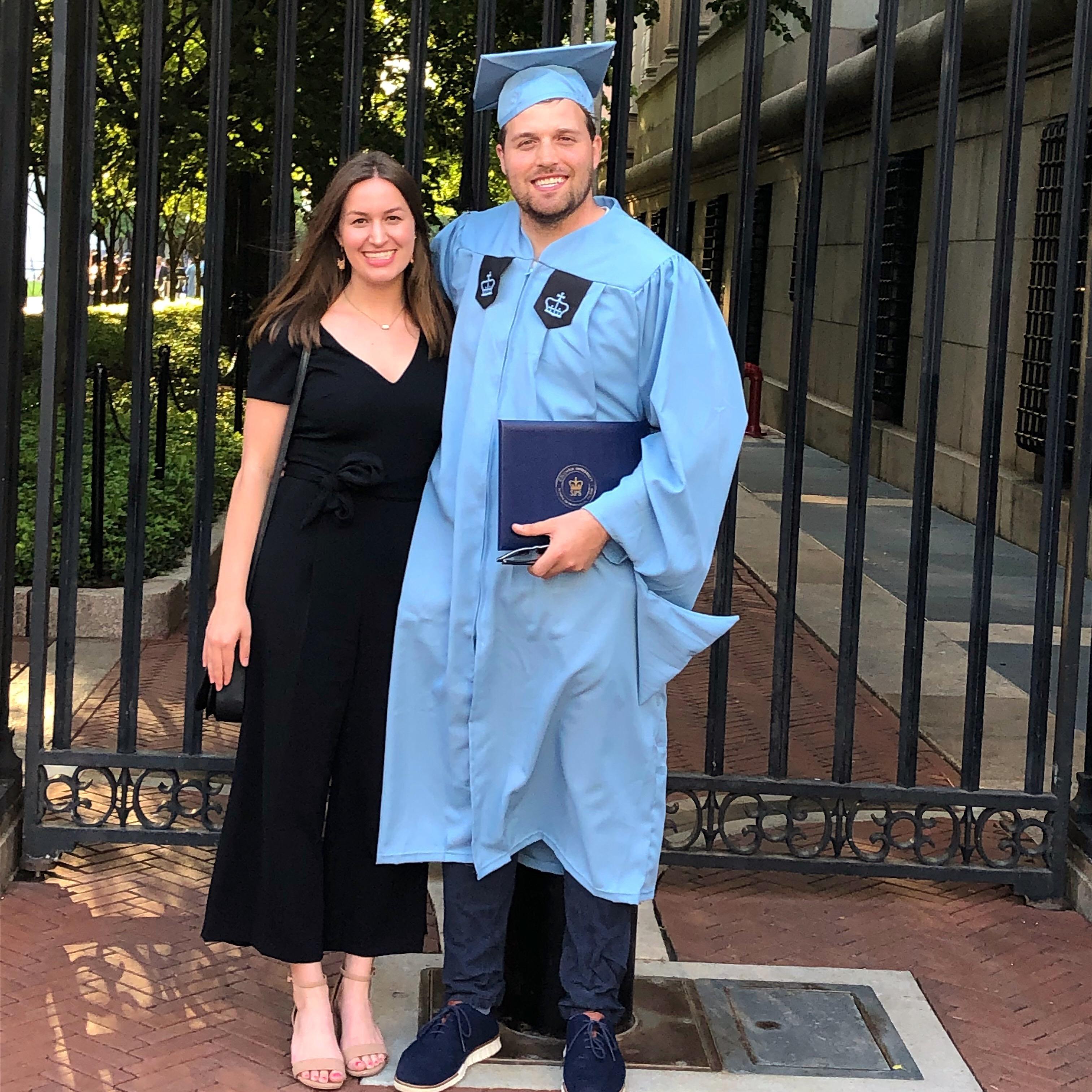 Victor's graduation from Columbia