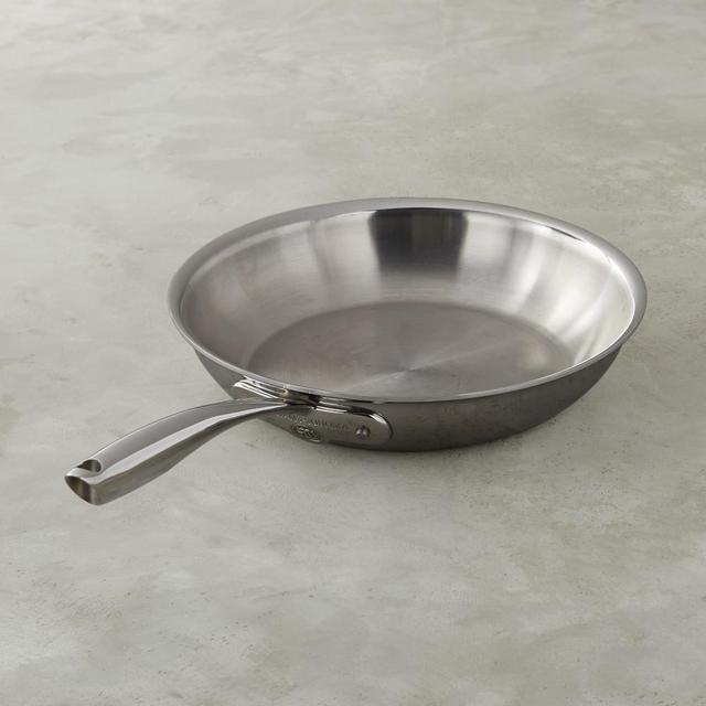 Williams Sonoma Thermo-Clad™ Stainless-Steel Fry Pan, 10”