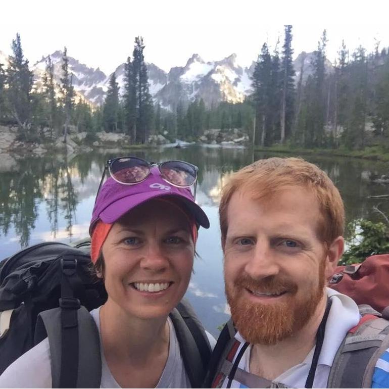 Our first camping trip together, July 2017 in Idaho's Sawtooth Mountains.