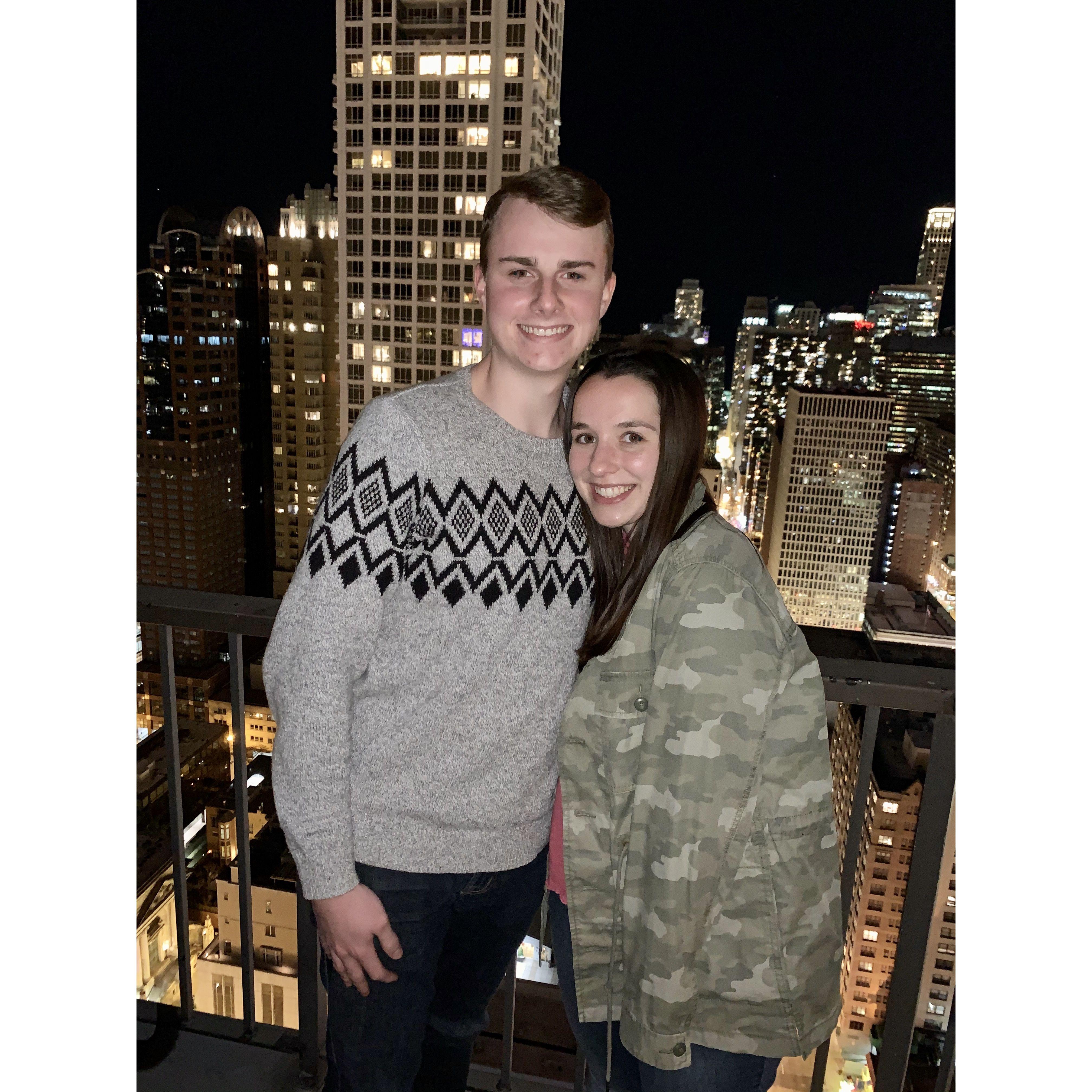 Our first time visiting Chicago together!