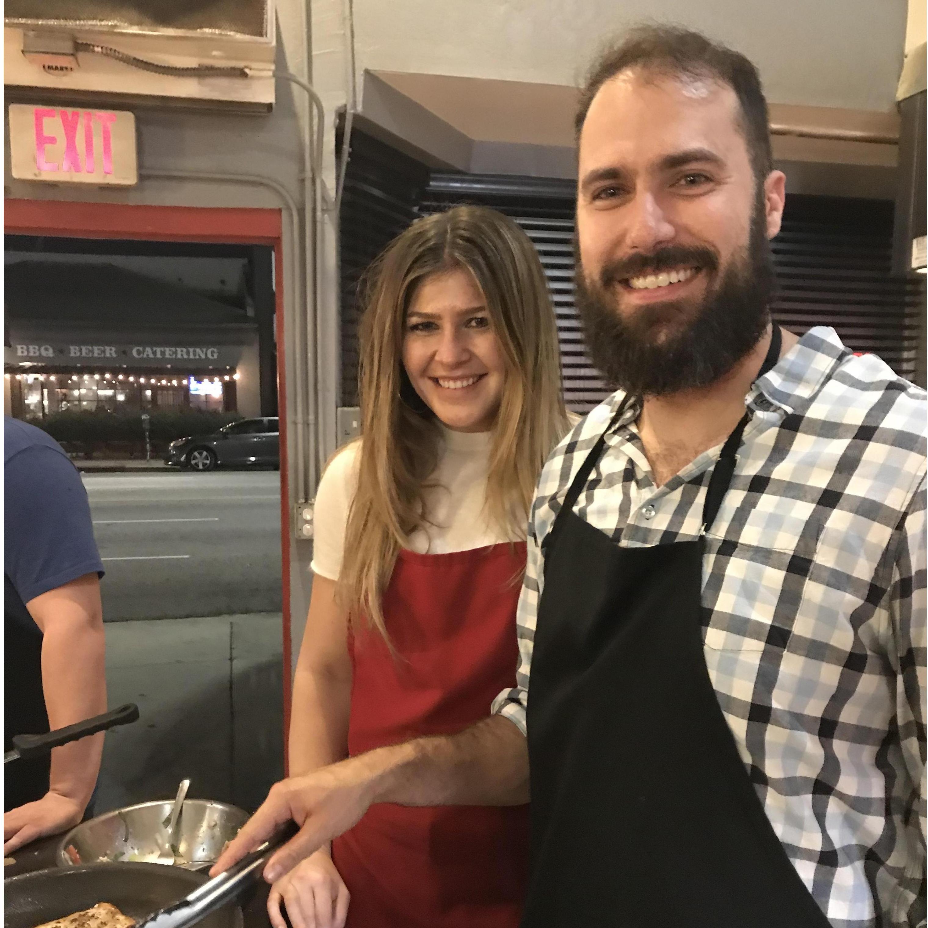 A Valentine’s Day cooking class! @EatzLA