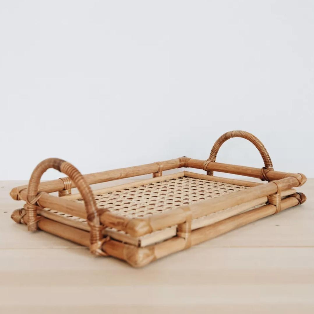 Connected Goods Rattan Tray