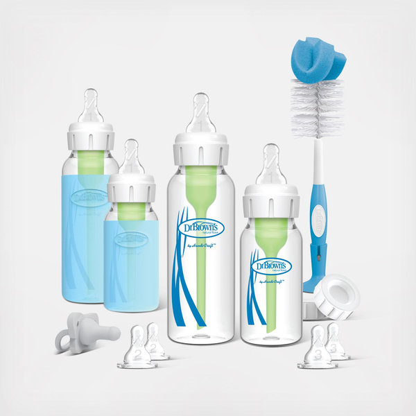 Dr. Browns, Wide-Neck Options+ Bottle Essentials Gift Set | Zola Baby