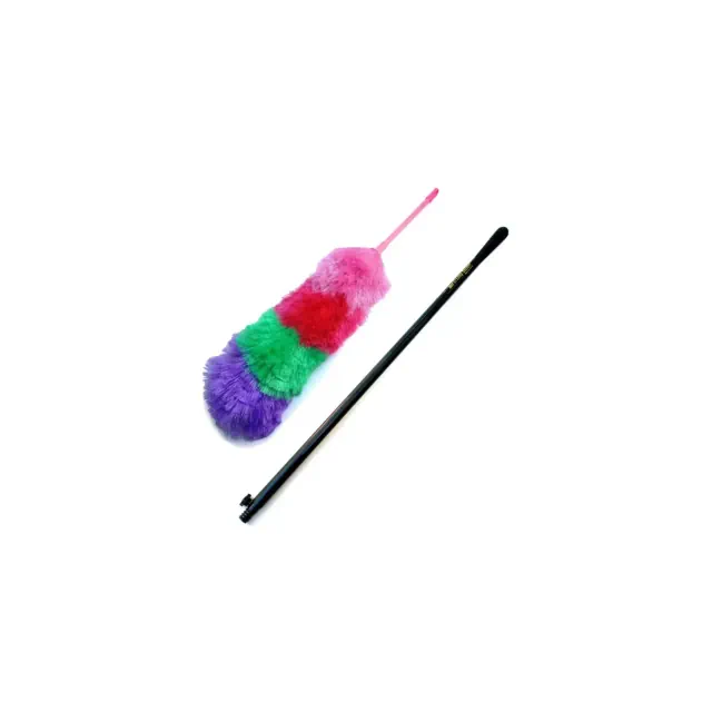 Kitchen + Home Large Static Duster - 27" Inch Electrostatic Feather Duster with 35" Extension Pole