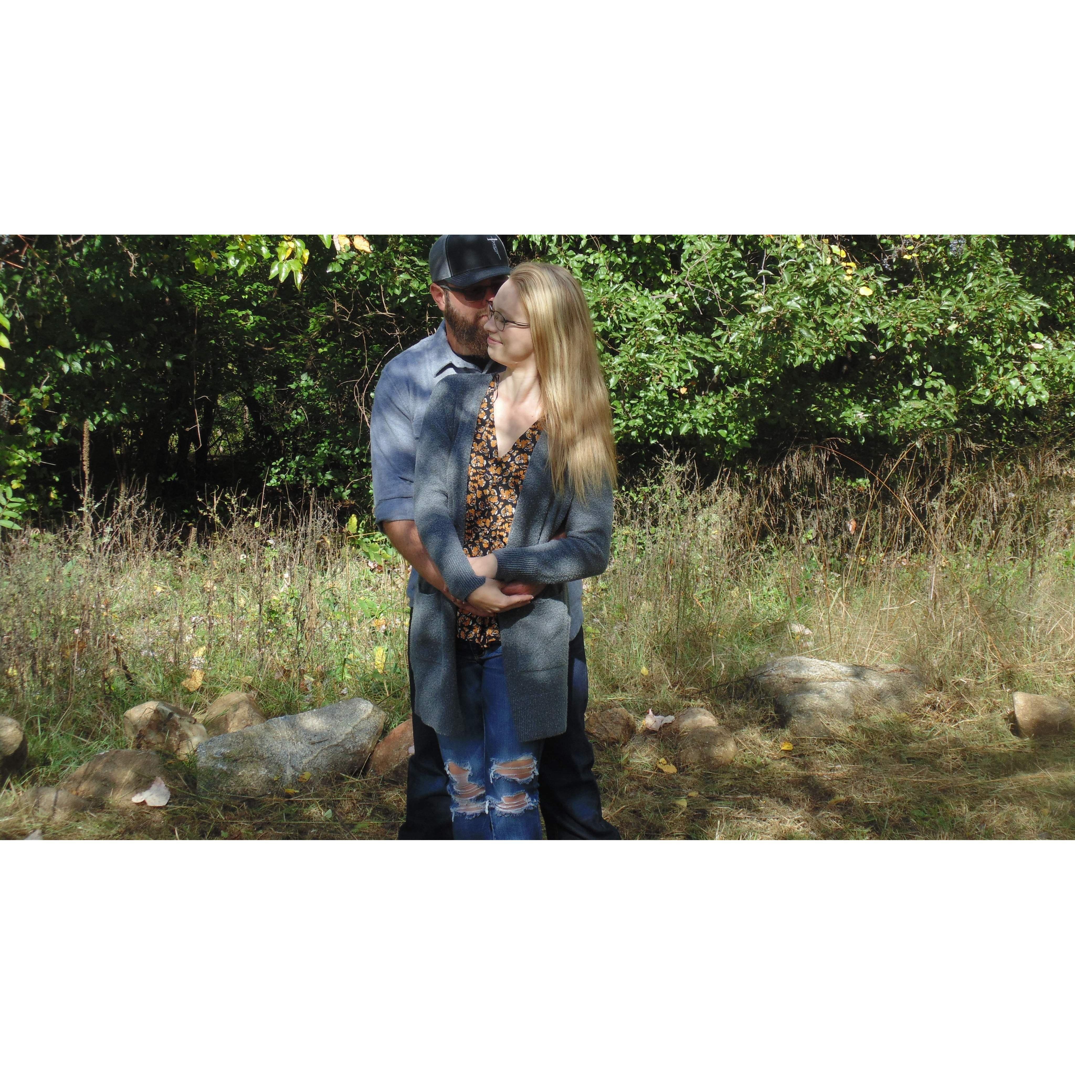 we had just found out i was pregnant