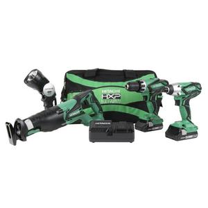 Hitachi 4-Tool 18-Volt Lithium Ion Cordless Combo Kit