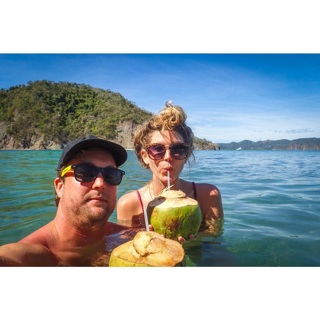 Isla Tortuga, Costa Rica. January 2017. Rum + Coconut!