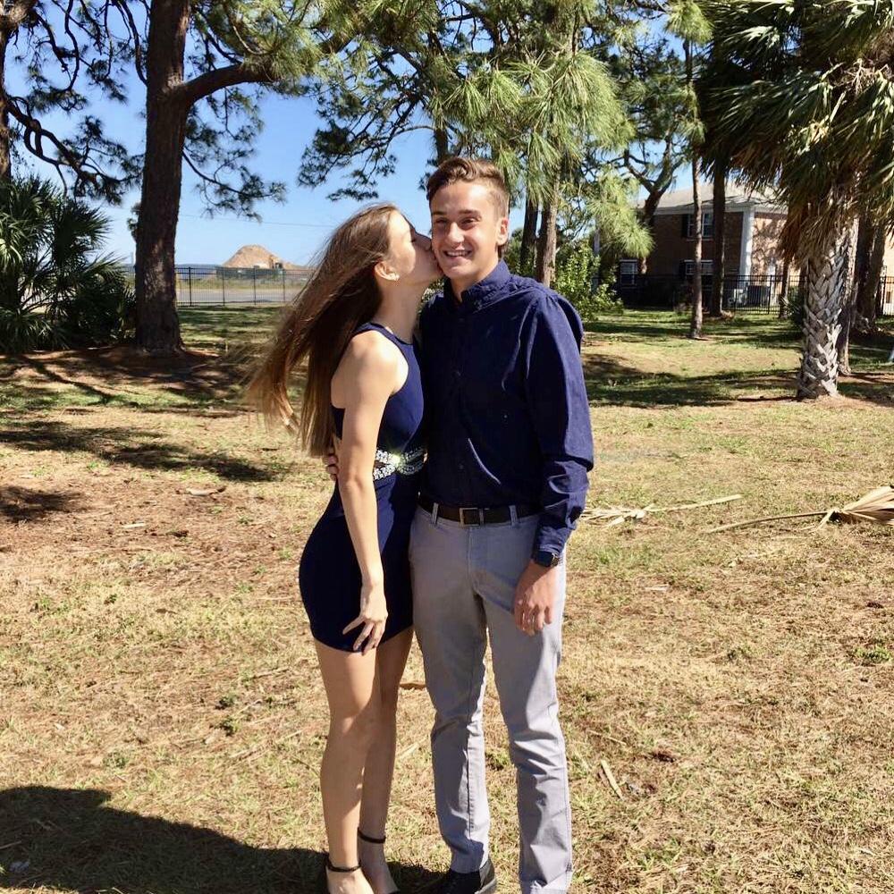 Our first kiss
