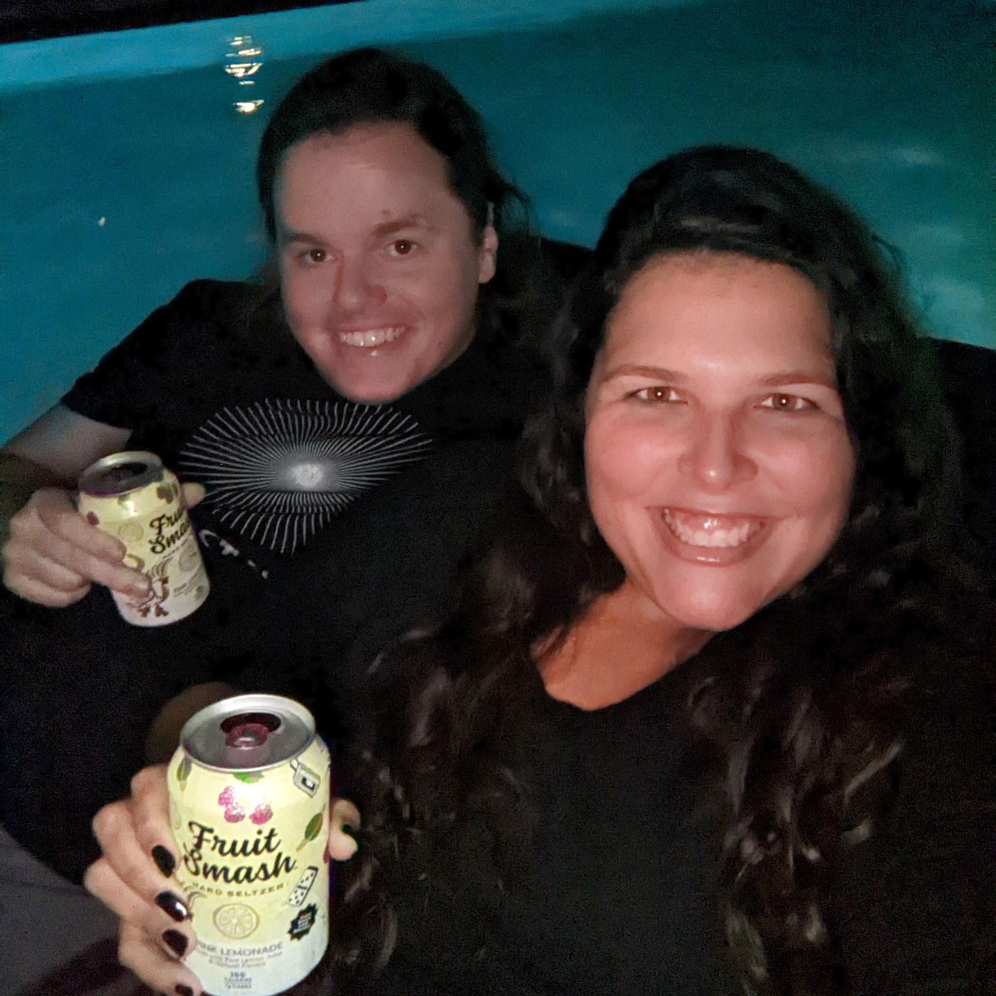 Air mattress floating on the pool #adventurechallenge date