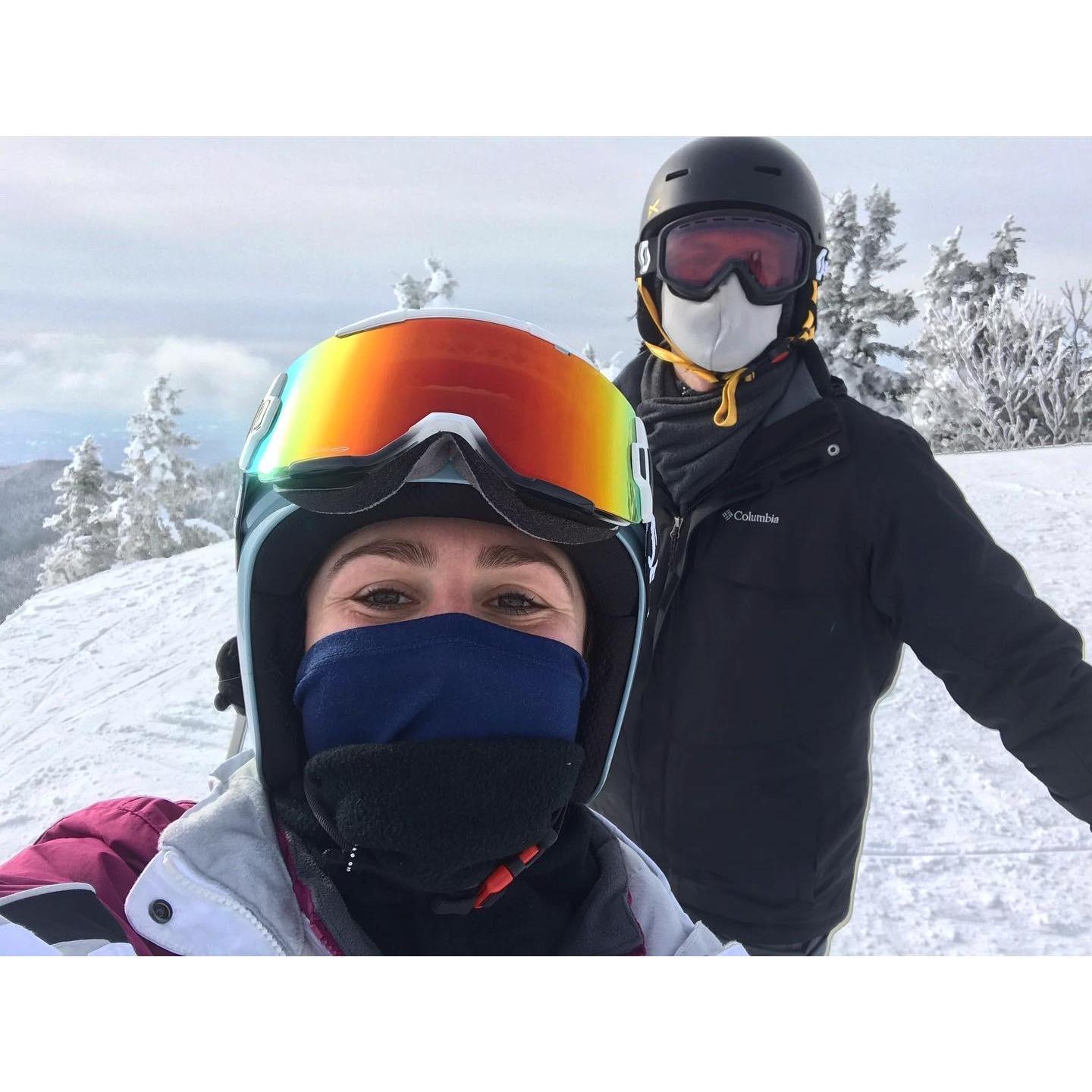 Our first ski trip together to Smuggler’s Notch for Patrick’s birthday! Smuggler’s has become our favorite ski mountain in Vermont.