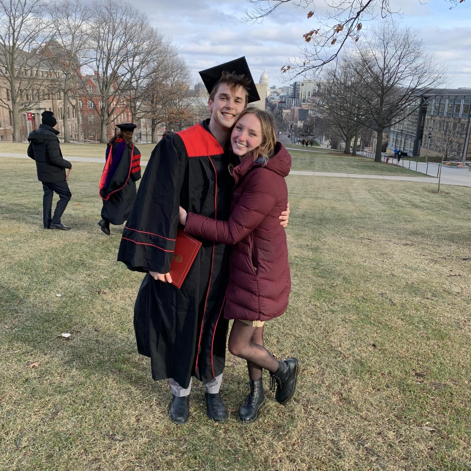 David graduated from undergrad in December, 2021.