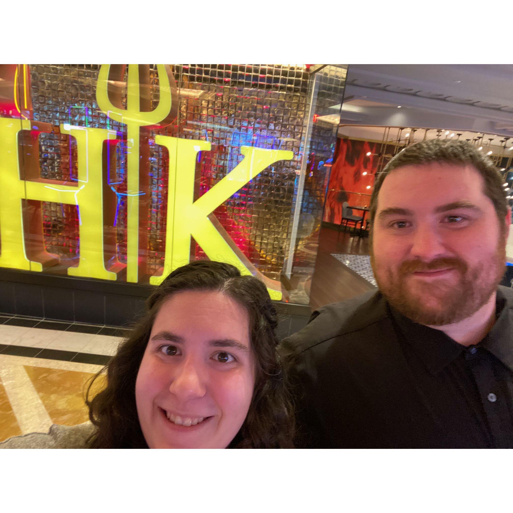 Dinner at Hell's Kitchen in Atlantic City