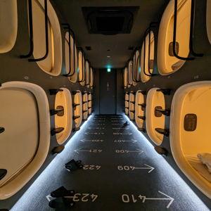 Night in a Capsule Hotel