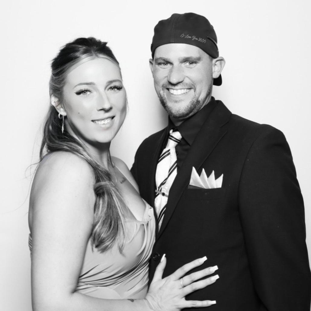 Danielle and Hayden at Jessica & Hampton Swayne’s wedding in 2024.