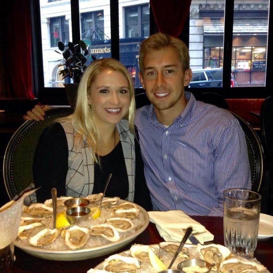 Oyster happy hour to celebrate Brittany's first job out of Pharmacy school!