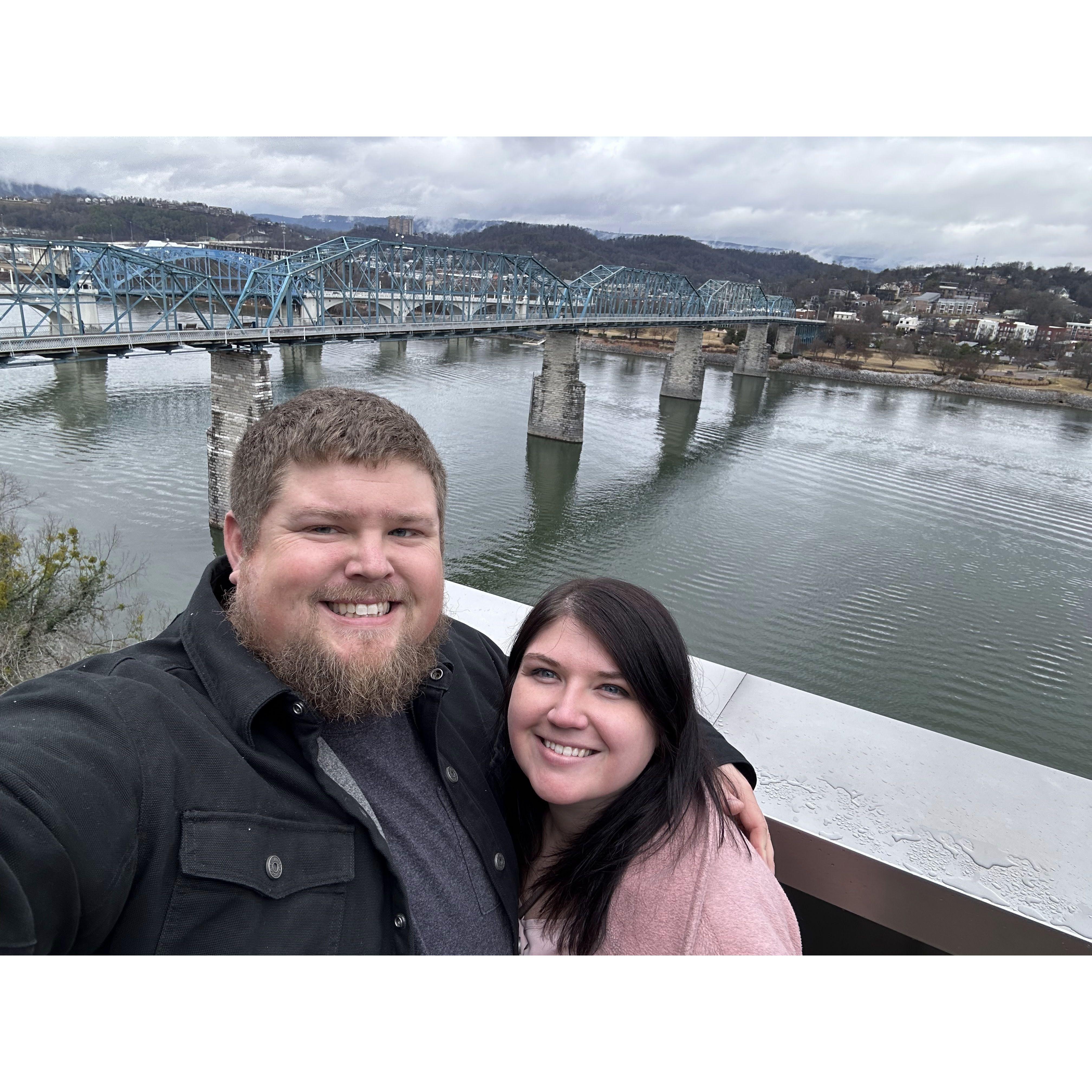 Beautiful views outside the Hunter museum