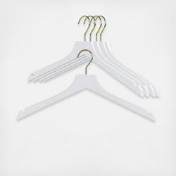 Mawa Euro Series Hanger for Shirts/Dresses - Pack of 2 - White