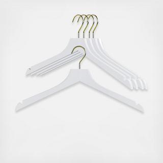 Bodyform Shape Clothing Hanger with Shoulder Indent, Set of 5
