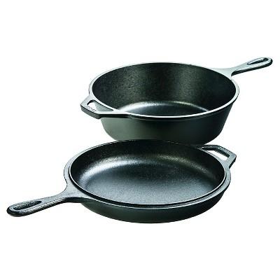 Lodge 3.2qt Cast Iron Combo Cooker
