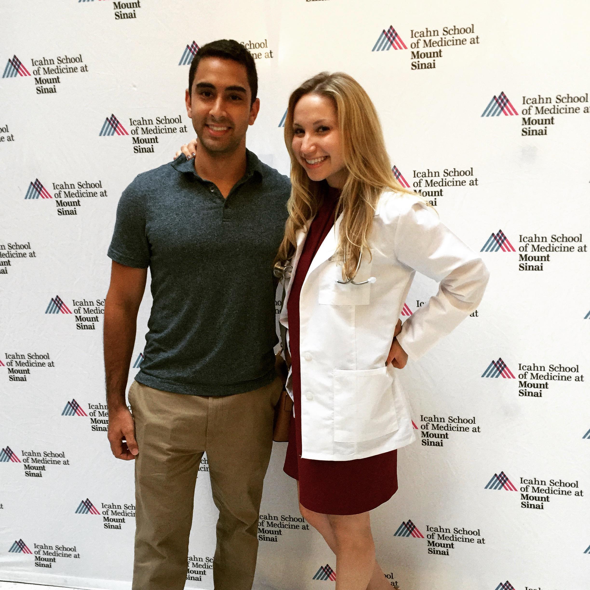 Jordyn's White Coat Ceremony! We didn't know then that Ira would have his White Coat Ceremony just a few years later.