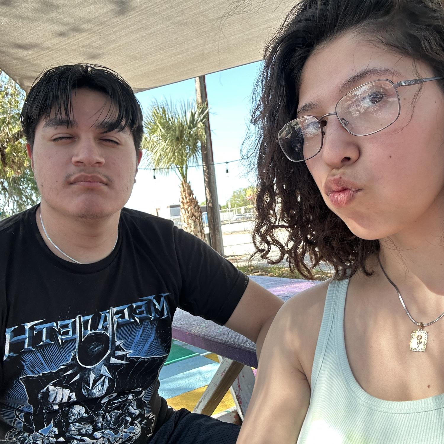 March 23rd of 2023. 
Our trip to Florida so that David can meet my parents and ask for my hand in marriage. We stopped by for some snow cones to cool down🍧