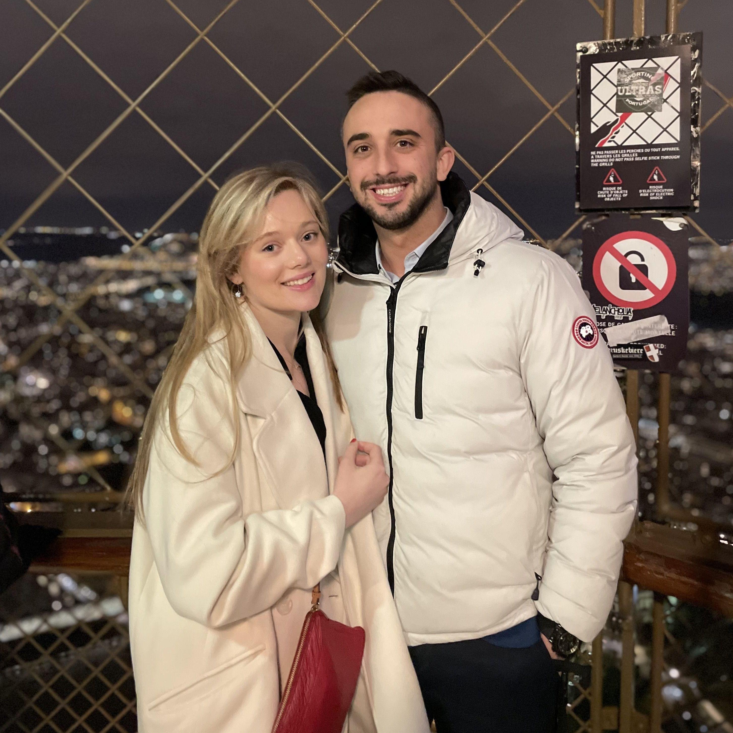 On the Eiffel Tower