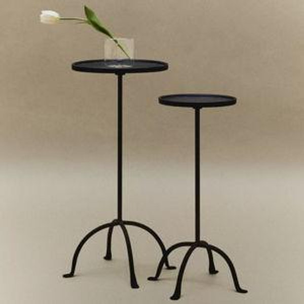 AGED METAL AUXILIARY TABLE 24" Zara Home