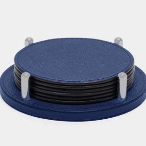 David Leather Coasters (Set of 6)
